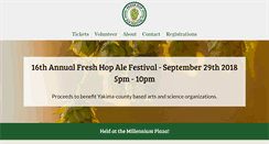 Desktop Screenshot of freshhopalefestival.com